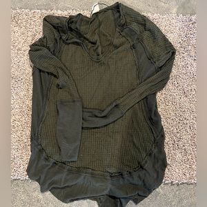 Green Free People Thermal Top